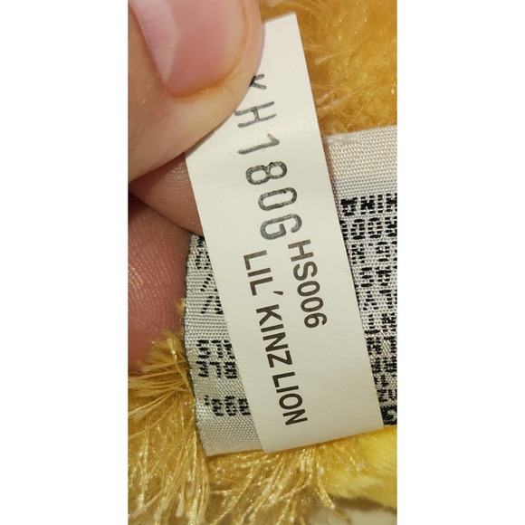 Ganz‎ Webkinz Lil Kinz Lion Plush Stuffed Animal Toy 7" HS006 No Code - Picture 8 of 8